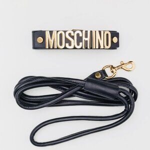 H&M x Moschino Leather Dog Lead and Collar - Limited edition